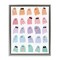 Stupell Industries Spooky Cute Pastel Ghosts Floating Frame, design by Rachel Nieman